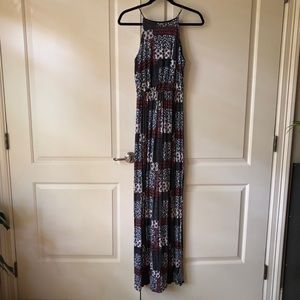 Lush | Side slit maxi dress